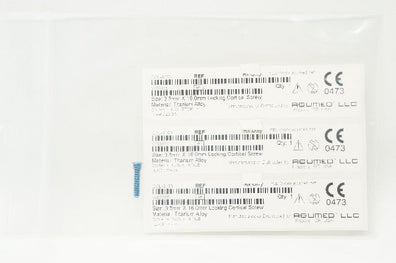 Acumed COL-3160 Congruent Plate System 3.5mm x 16.0mm Locking Cortical Screw
